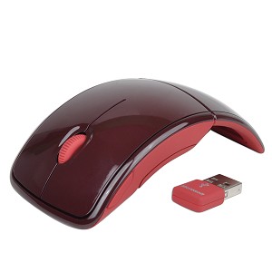 Microsoft Arc Mouse 4-Button Wireless Laser Scroll Mouse w/Nano